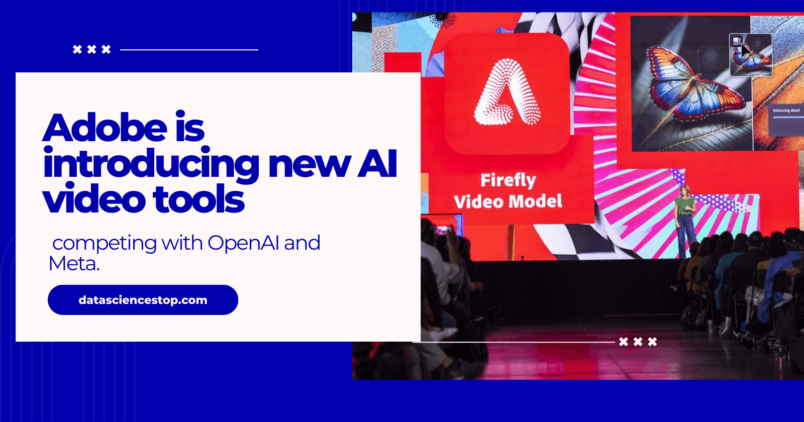Adobe is introducing new AI video tools, competing with OpenAI and Meta.