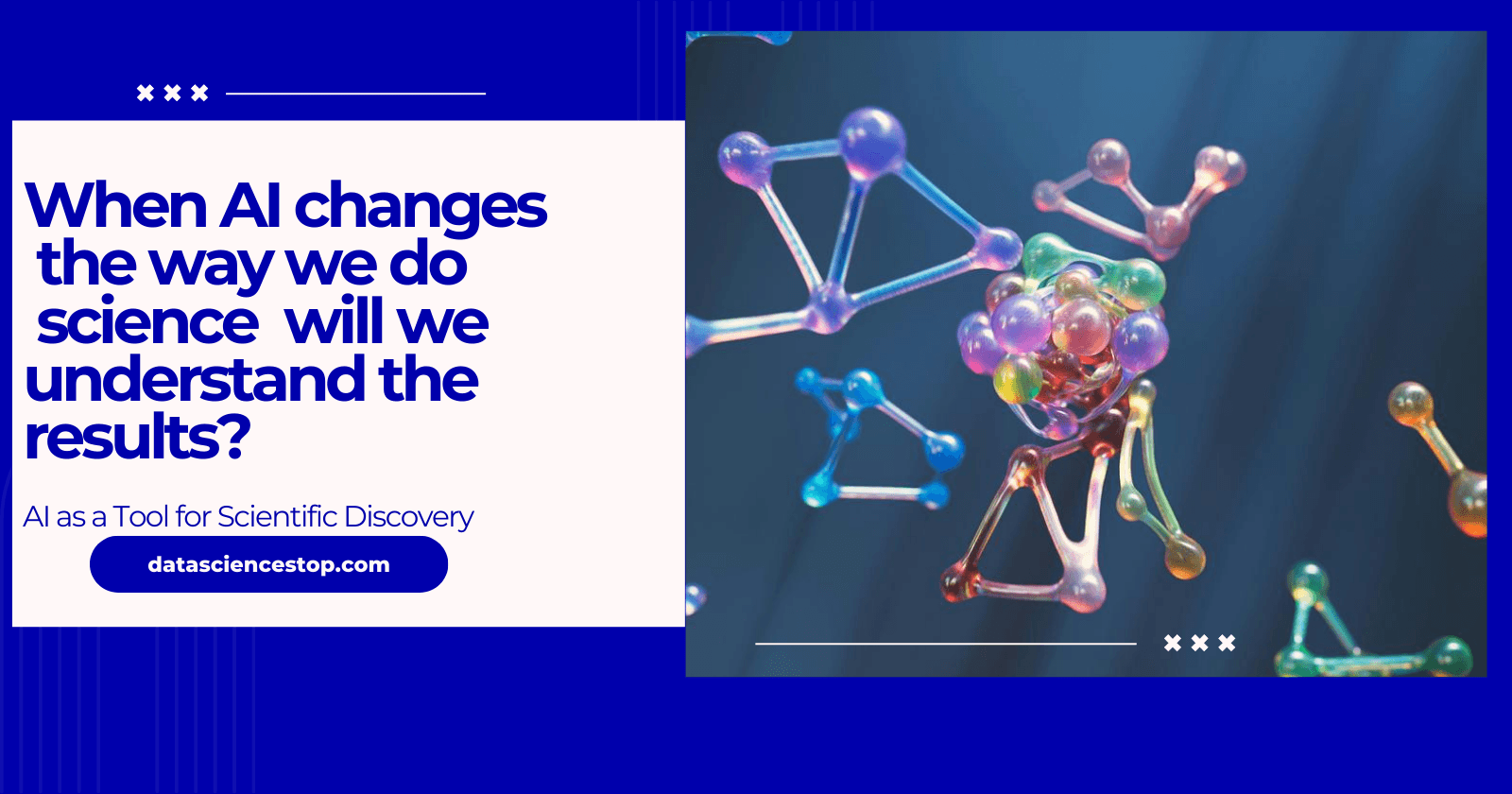 When AI changes the way we do science, will we understand the results?