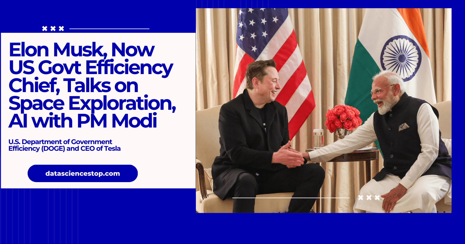 Elon Musk, Now US Govt Efficiency Chief, Talks on Space Exploration, AI with PM Modi