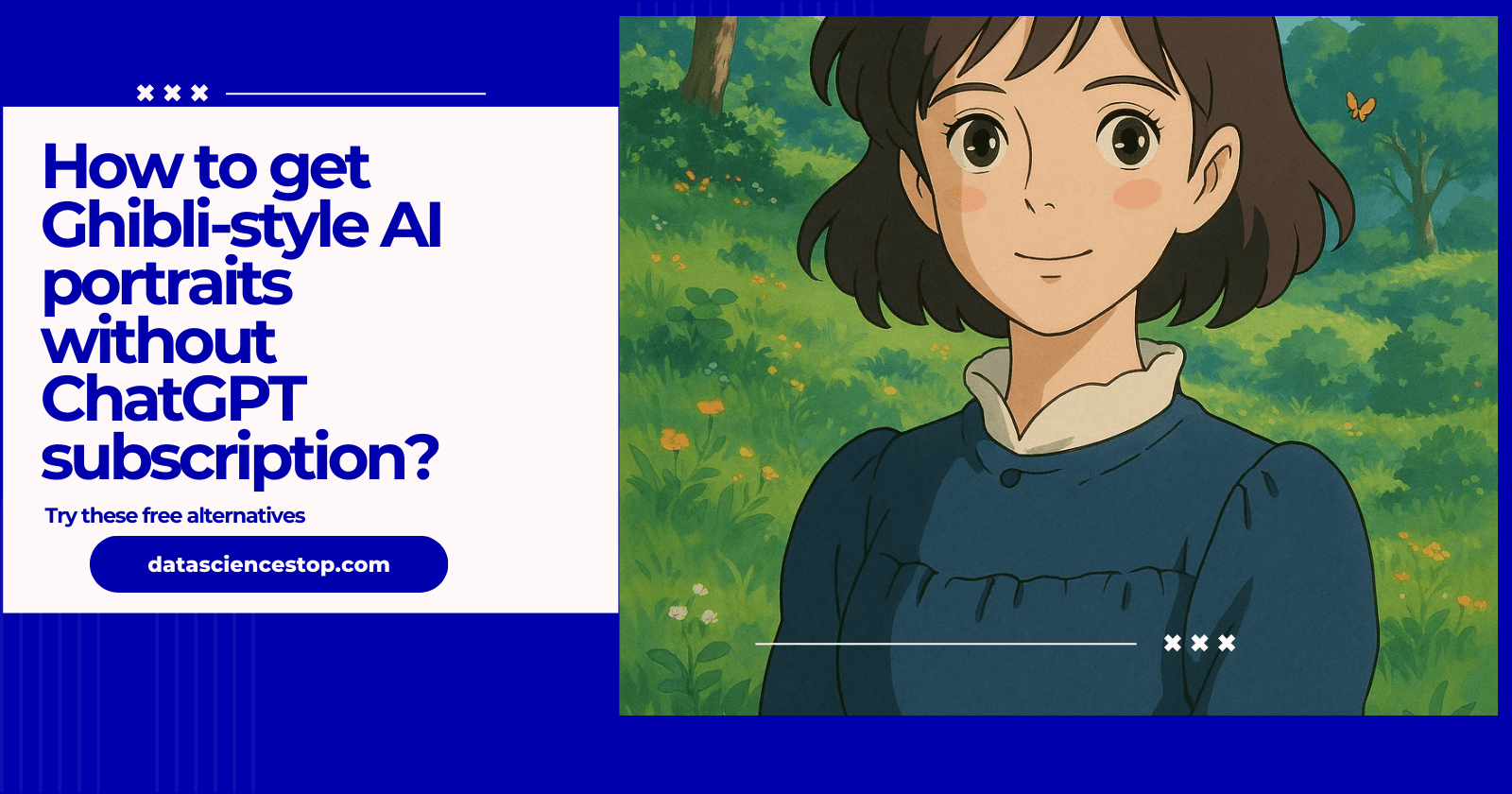 How to get Ghibli-style AI portraits without ChatGPT subscription? Try these free alternatives