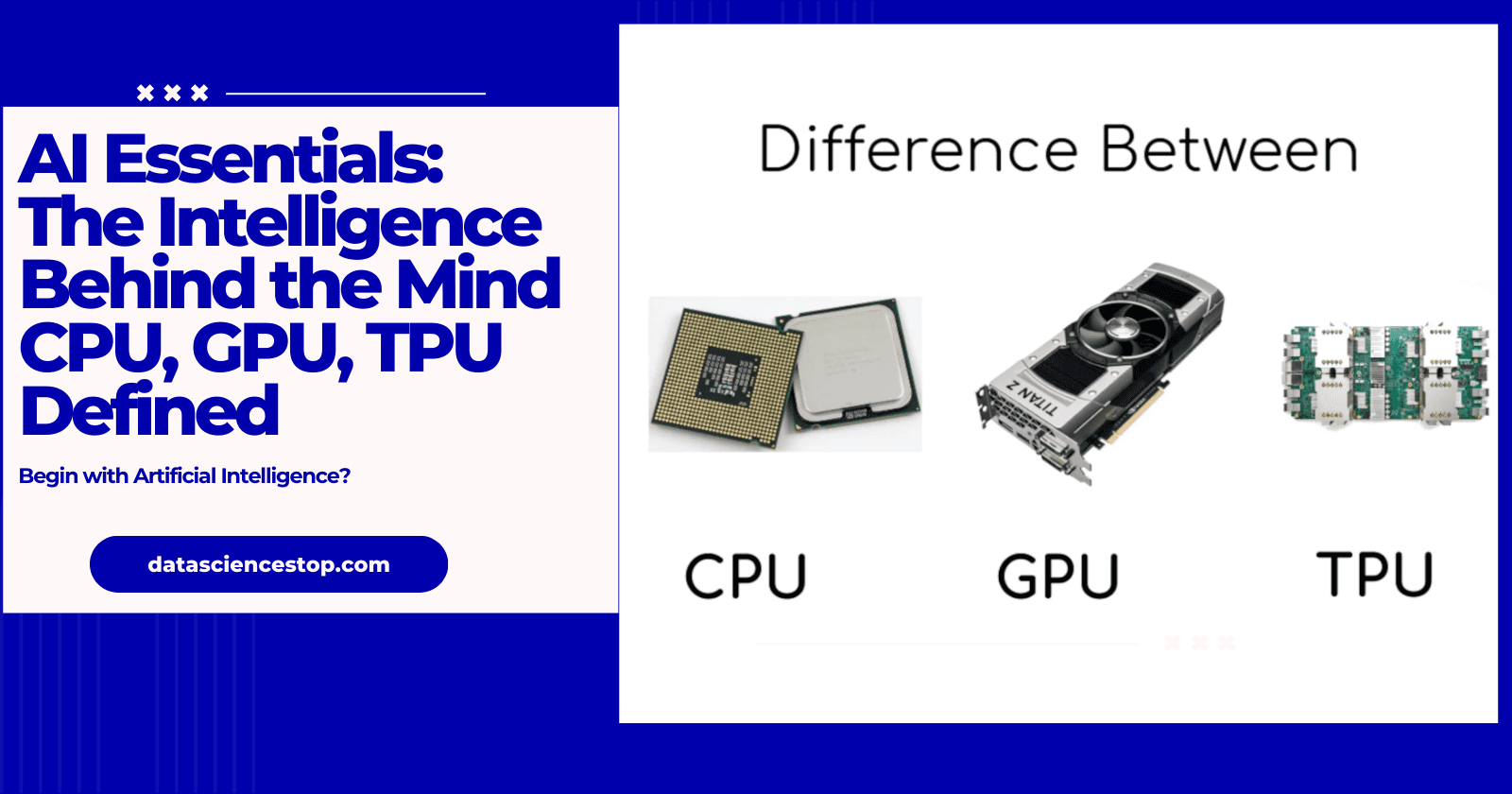AI Basics: How CPUs, GPUs, and TPUs Power Artificial Intelligence